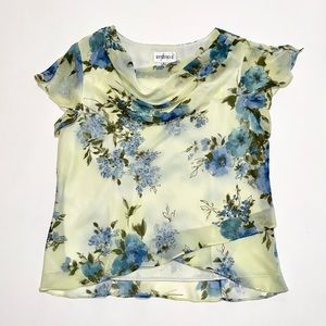 Vintage Studio I bright & flared lightweight blouse